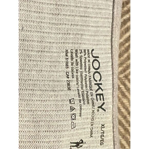 Jockey Women's Sz XL Luxe Lounge Short Sleeve T-Shirt Ribbed Microfiber - Picture 6 of 6